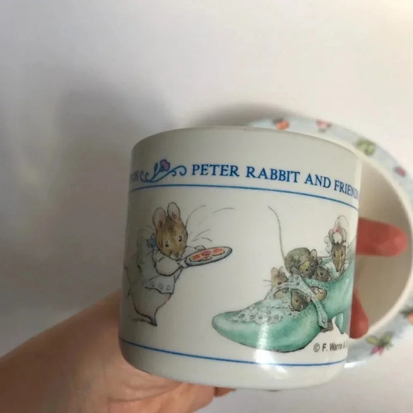 Eden Peter Rabbit Melamine Dish Set Cup Bowl 1996 - Picture 4 of 12